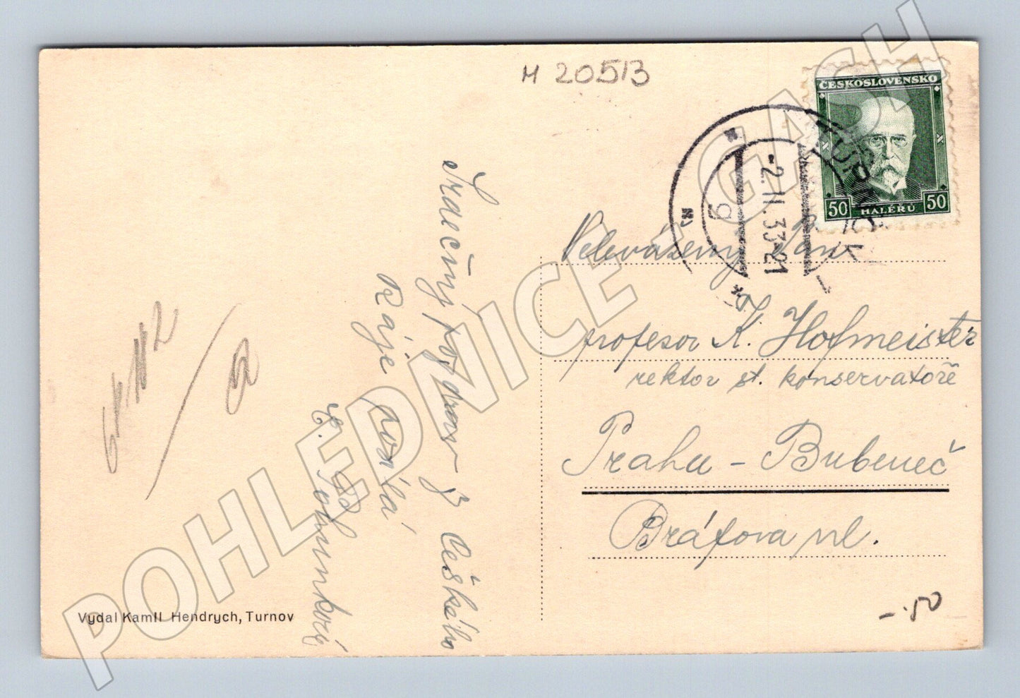 Pohlednice hrad Hrubá Skála Český ráj 1932 (M20513)