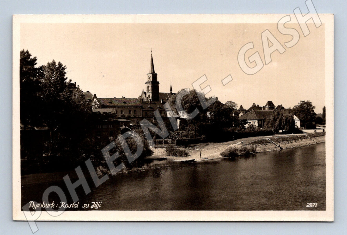 Pohlednice Nymburk kostel sv Jiljí (M20515)