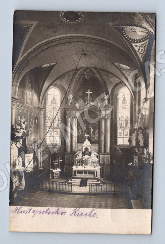 Pohlednice Hustopeče u Břeclavi interiér kostela (M20520)