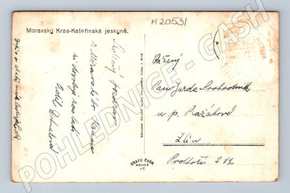 Pohlednice Kateřinská jeskyně Moravský kras (M20531)