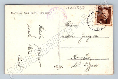 Pohlednice Propast Macocha Moravský kras (M20537)