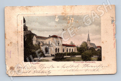 Pohlednice Opava Troppau Promenaden Restaurant (M20539)