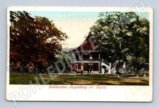 Pohlednice Schlößchen Juppelberg u Teplic (M20541)