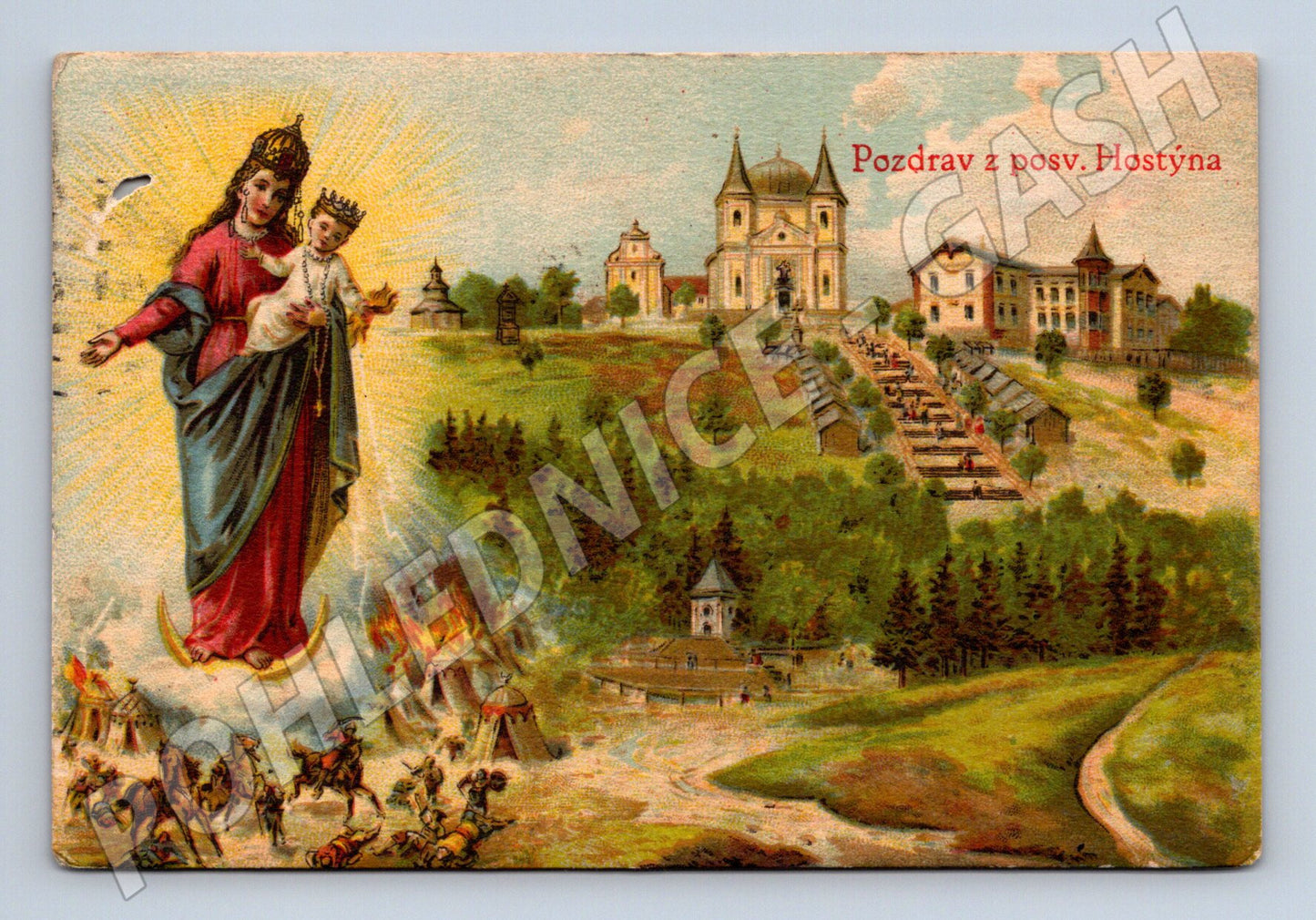 Pohlednice Pozdrav z Hostýna (M20545)