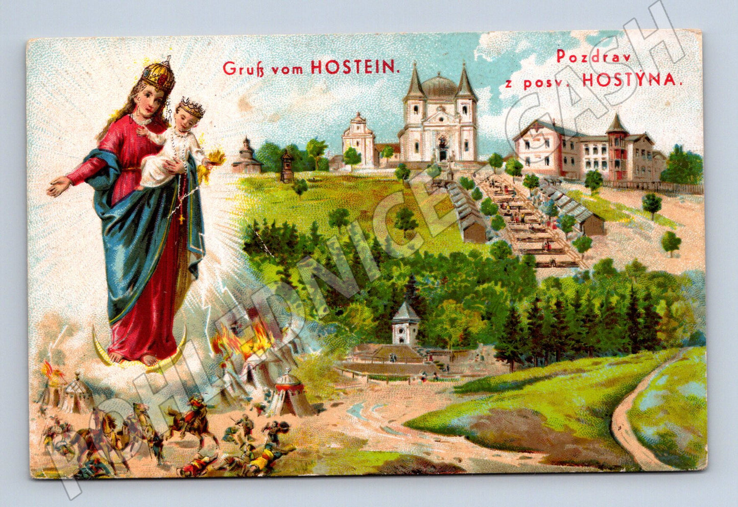 Pohlednice Pozdrav z posvátného Hostýna (M20546)