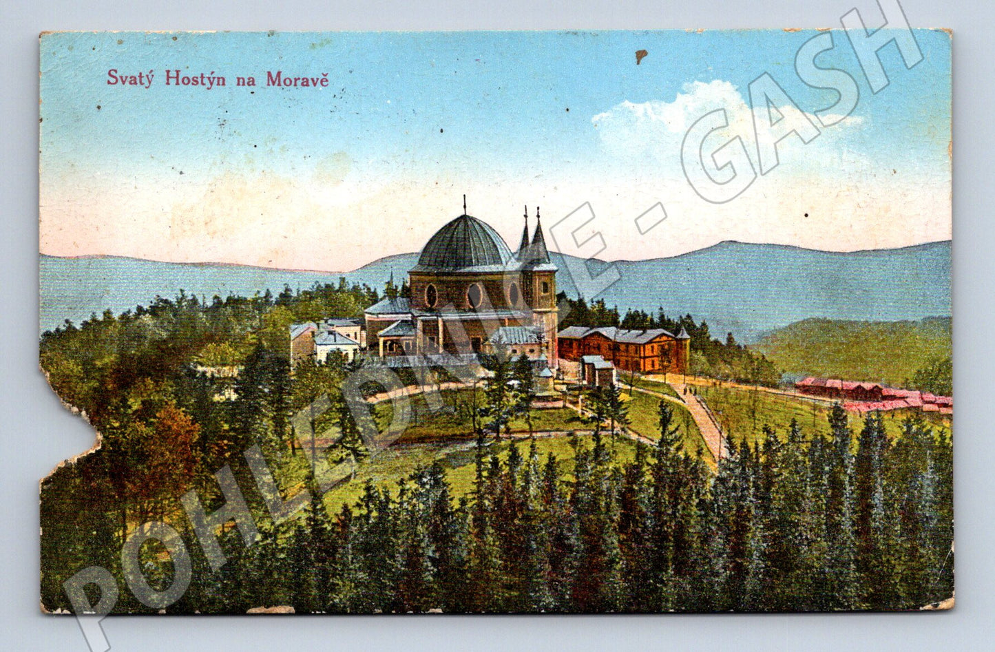 Pohlednice Svatý Hostýn 1928 (M20547)