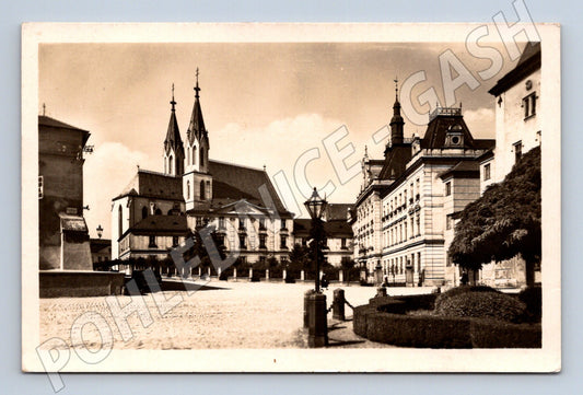 Pohlednice Kroměříž 1948 výstava (M20553)