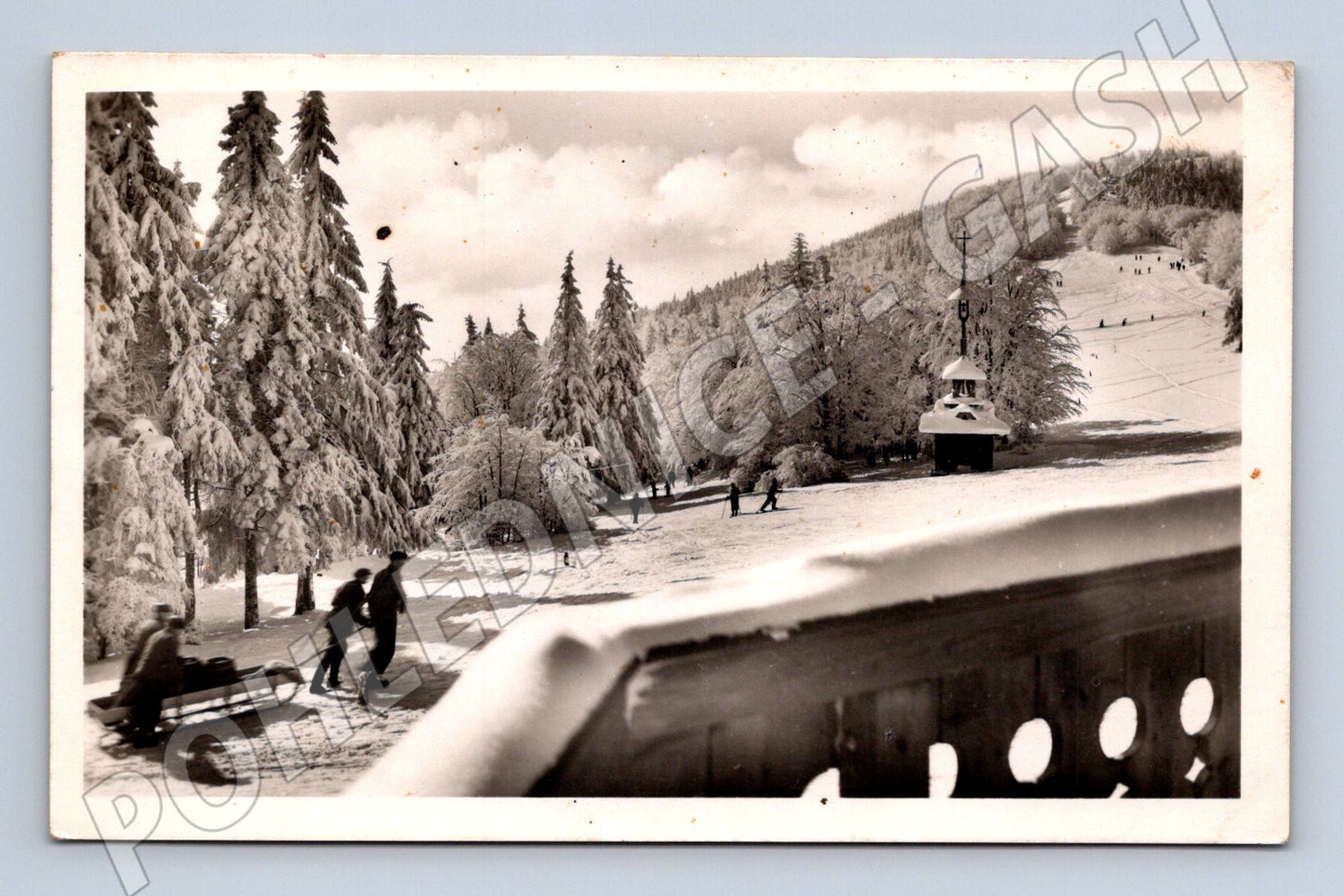 Pohlednice Radhošť zvonička 1941 (M20554)