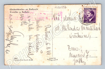 Pohlednice Radhošť zvonička 1941 (M20554)