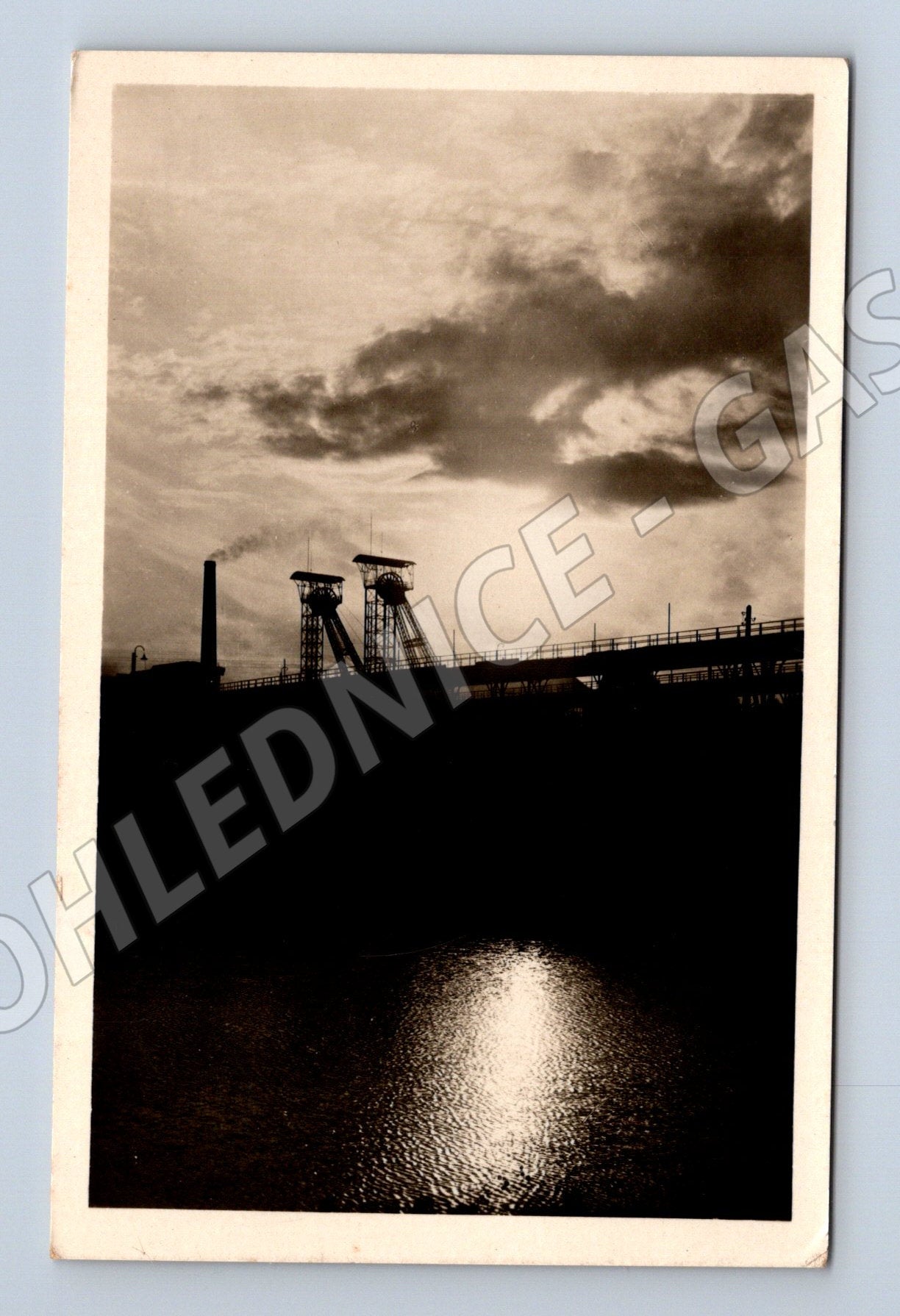 Pohlednice Karviná doly jáma Mír 1952 (M20561)