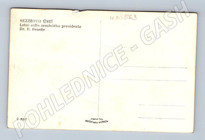Pohlednice Sezimovo Ústí sídlo Edvarda Beneše (M20563)