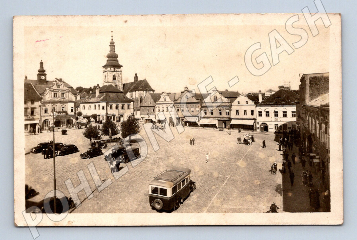 Pohlednice Pelhřimov náměstí Orbis (M20569)