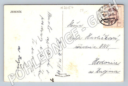 Pohlednice Jeseník PP 1949 (M2057)