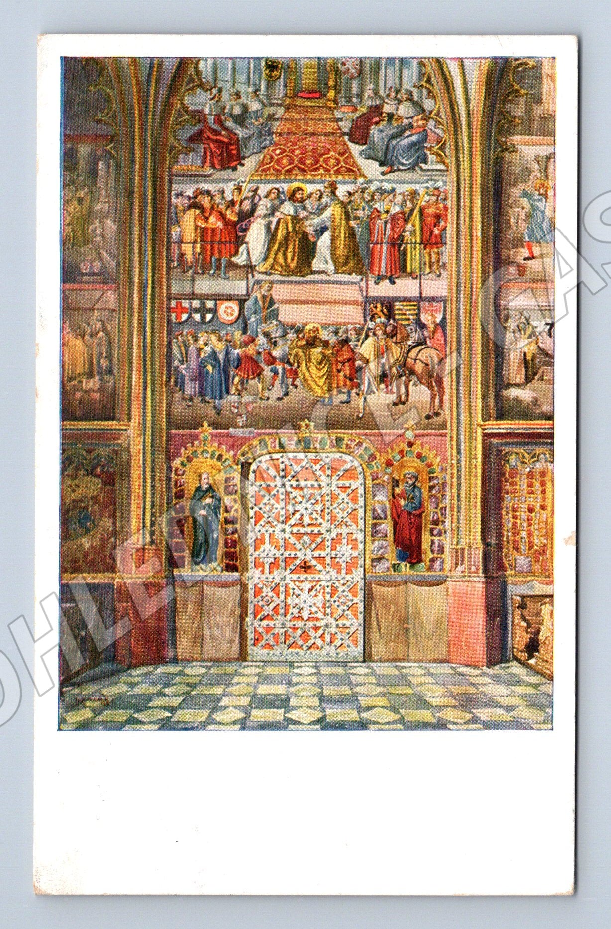 Pohlednice kaple sv Václava katedrála sv Víta Praha (M20574)