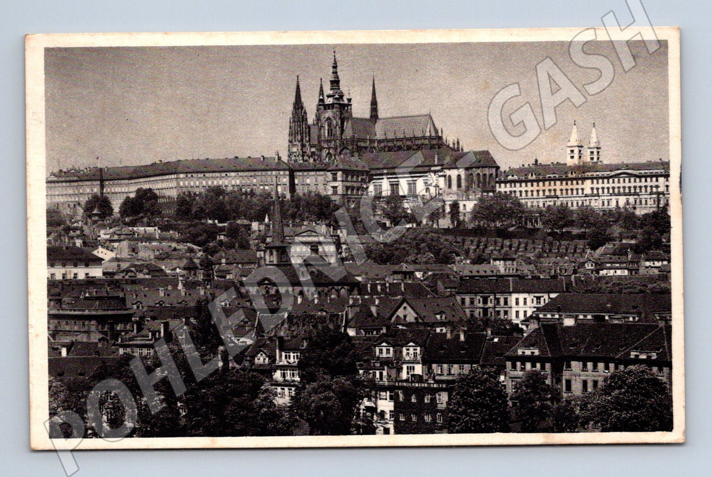 Pohlednice Praha panorama Hradčany 1923 (M20578)