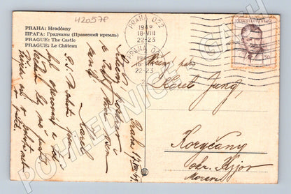 Pohlednice Praha panorama Hradčany 1923 (M20578)