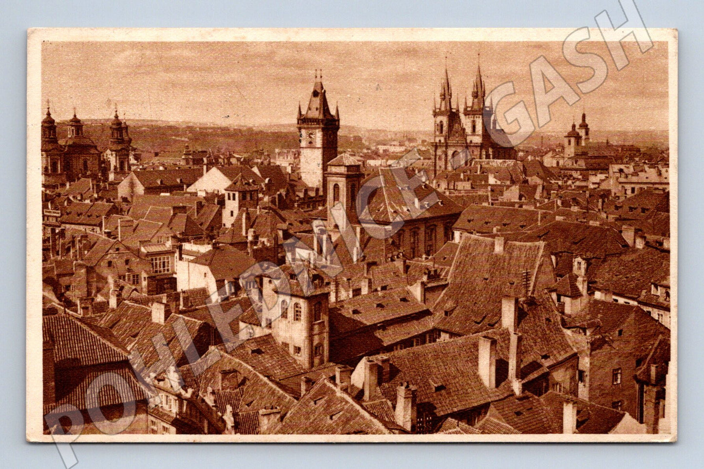 Pohlednice Praha celkový pohled 1952 (M20581)