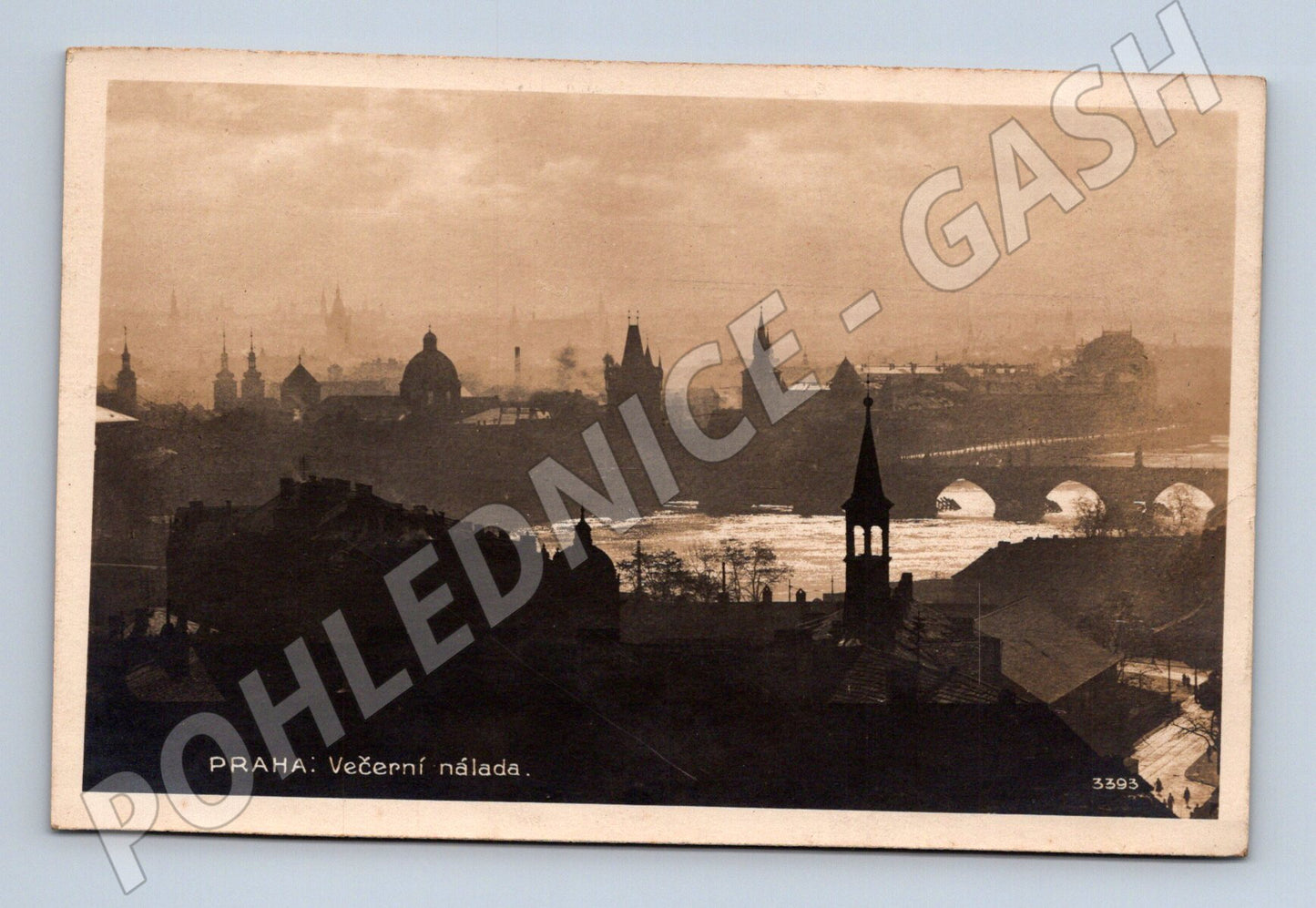 Pohlednice Praha večerní nálada (M20587)