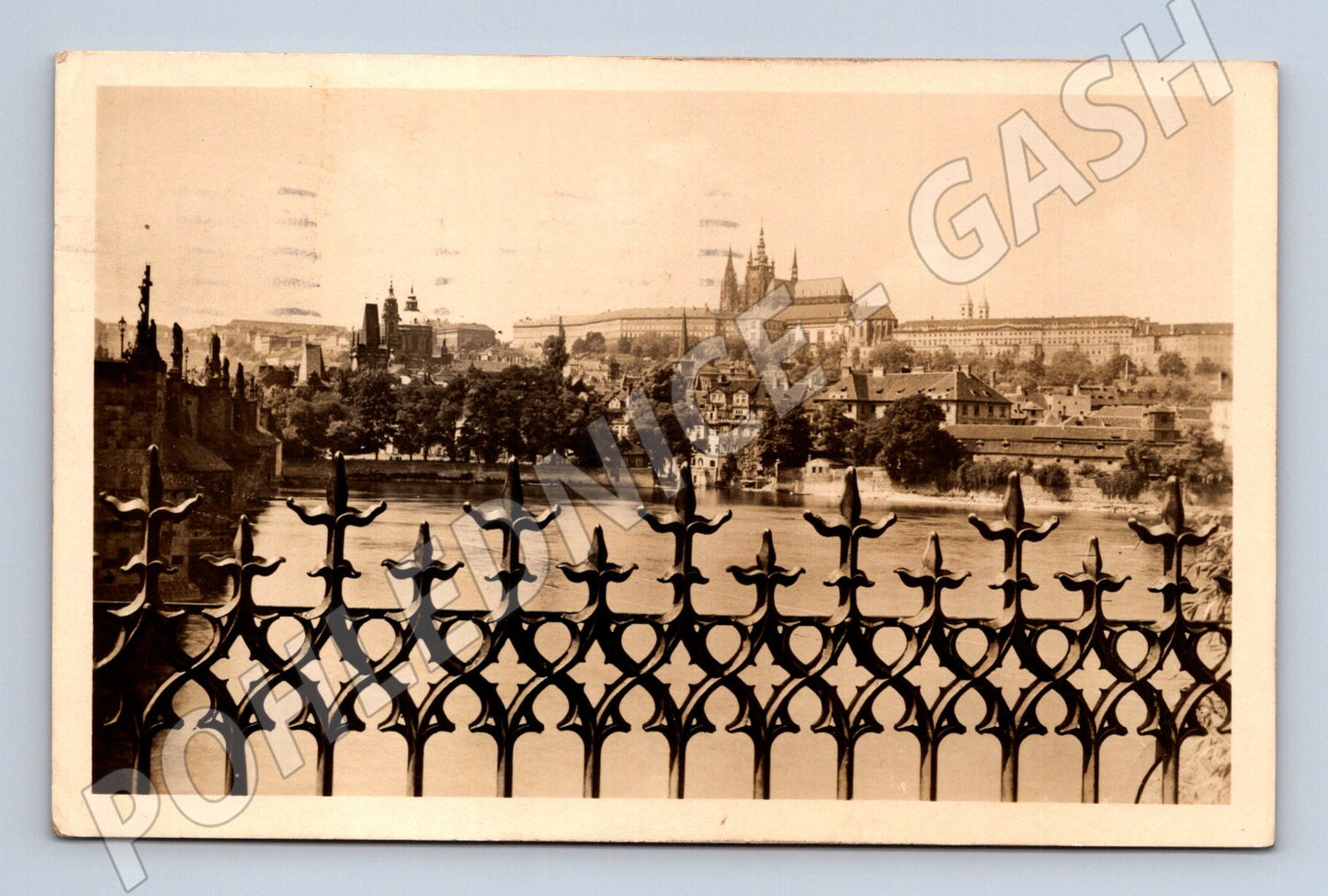 Pohlednice Praha Hradčany a Vltava 1949 (M20589)