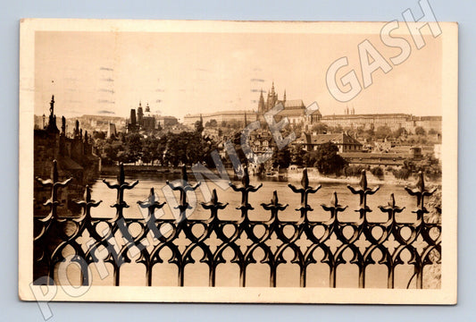 Pohlednice Praha Hradčany a Vltava 1949 (M20589)
