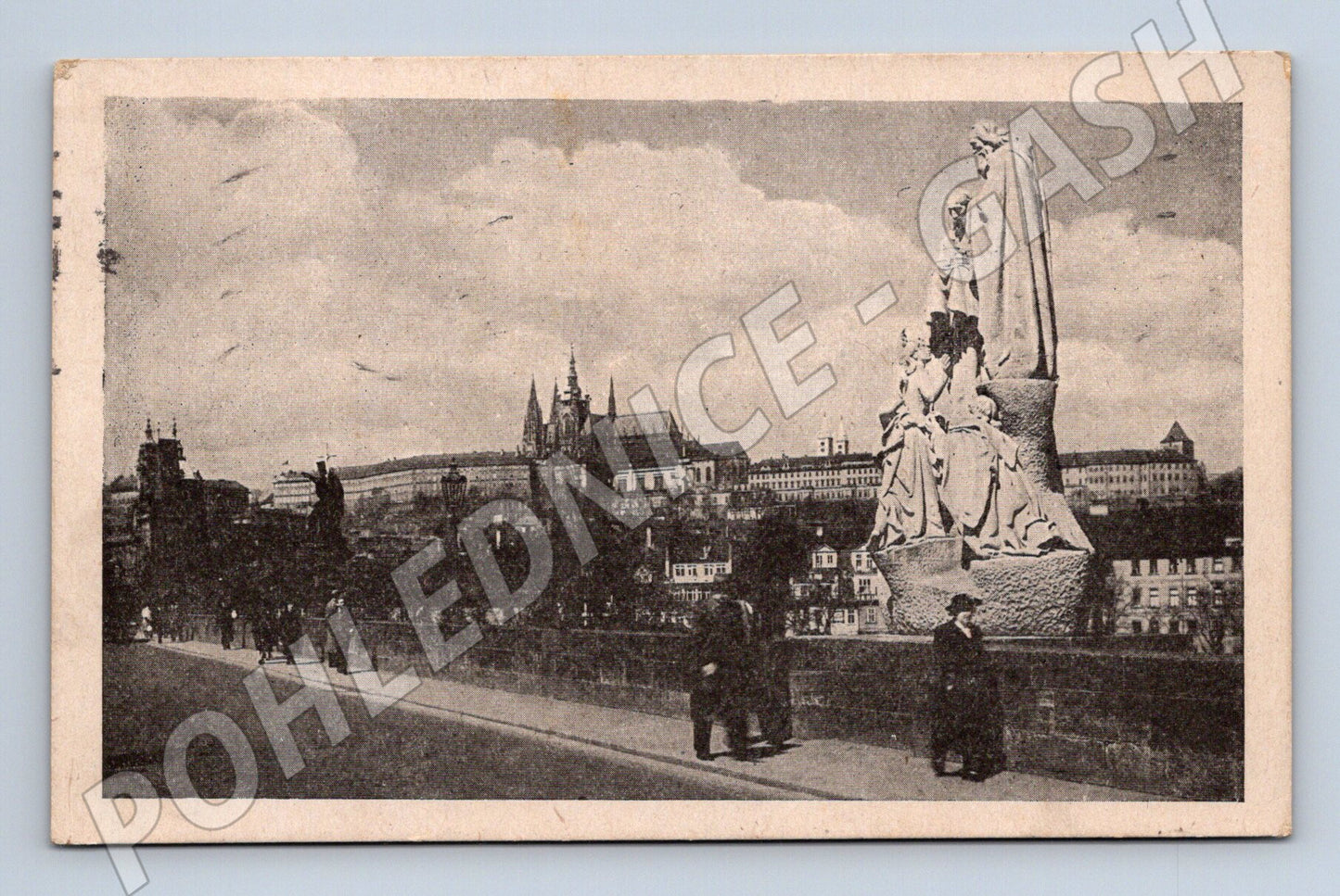 Pohlednice Praha Karlův most a Hradčany (M20592)