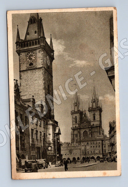 Pohlednice Praha Staroměstské náměstí 1943 (M20597)