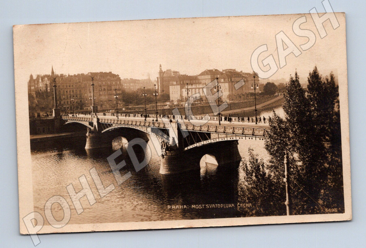 Pohlednice Praha most Svatopluka Čecha (M20598)