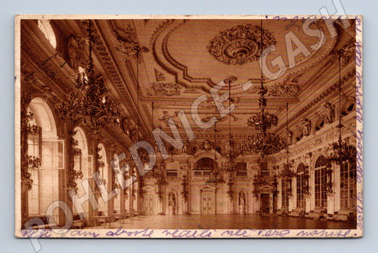 Pohlednice Praha Španělský sál 1927 (M20599)