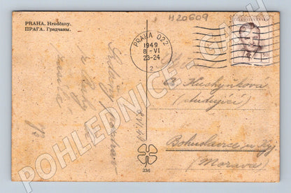 Pohlednice Praha Hradčany 1949 (M20609)