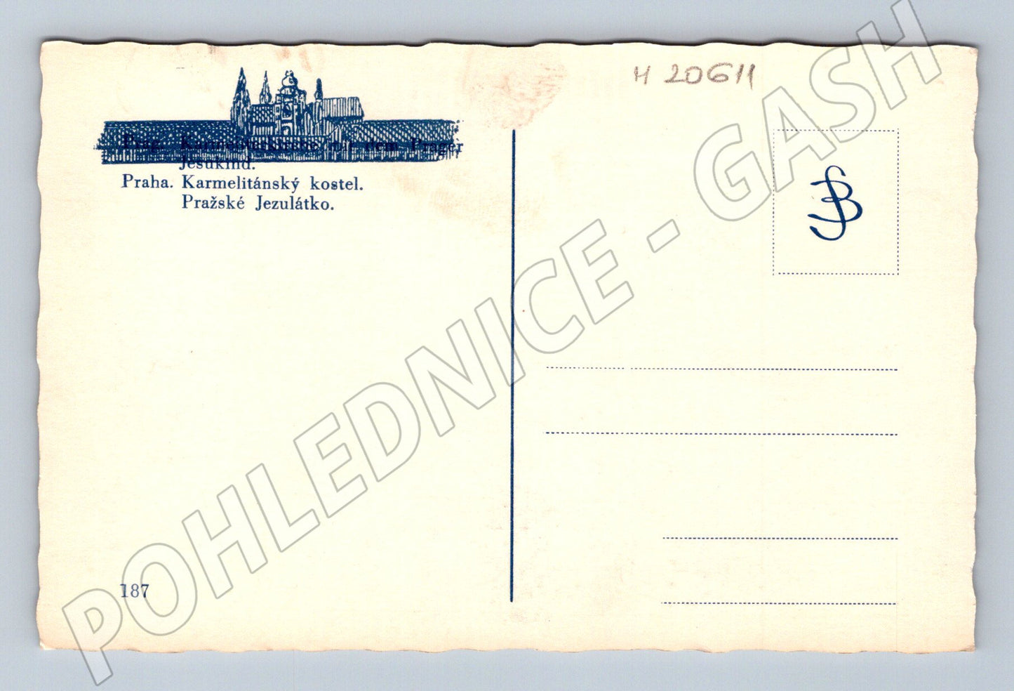 Pohlednice Praha Karmelitánský kostel Jezulátko (M20611)