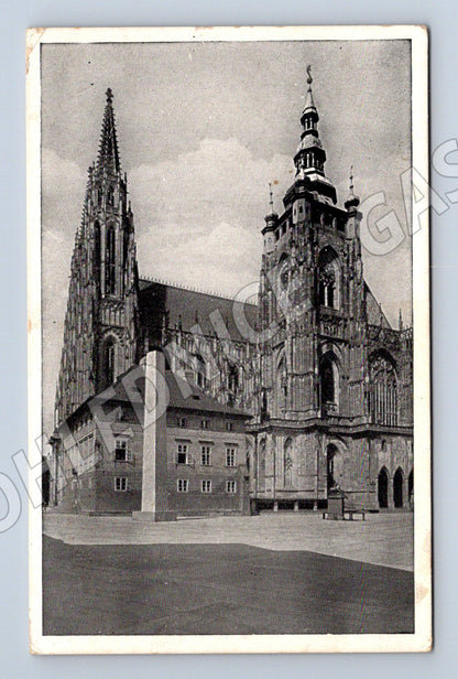 Pohlednice Praha Všesokolský slet sv Vít 1948 (M20622)