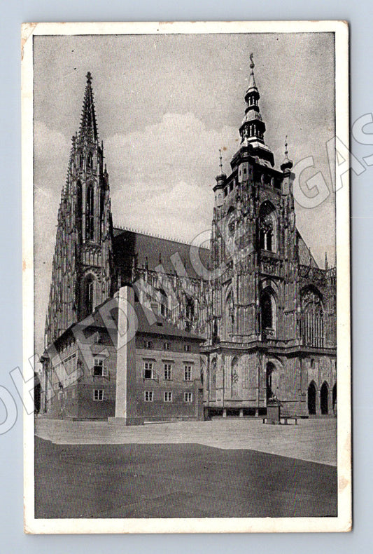 Pohlednice Praha Všesokolský slet sv Vít 1948 (M20622)
