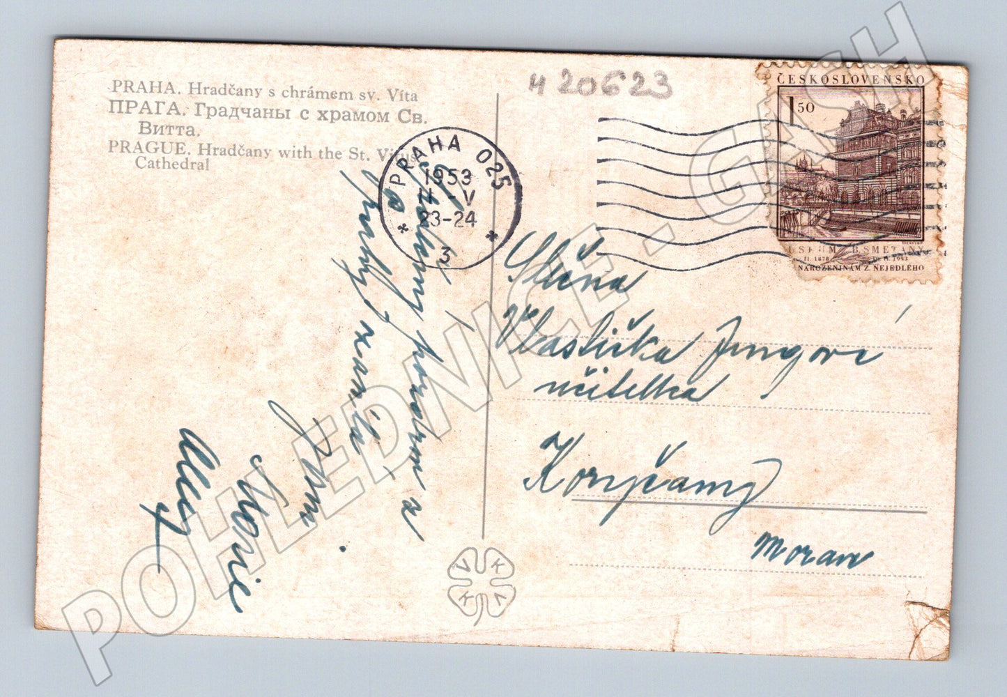 Pohlednice Praha Staré Hradčany 1933 (M20623)