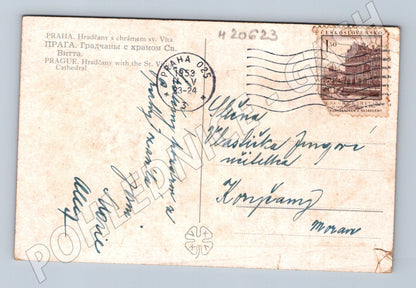 Pohlednice Praha Staré Hradčany 1933 (M20623)