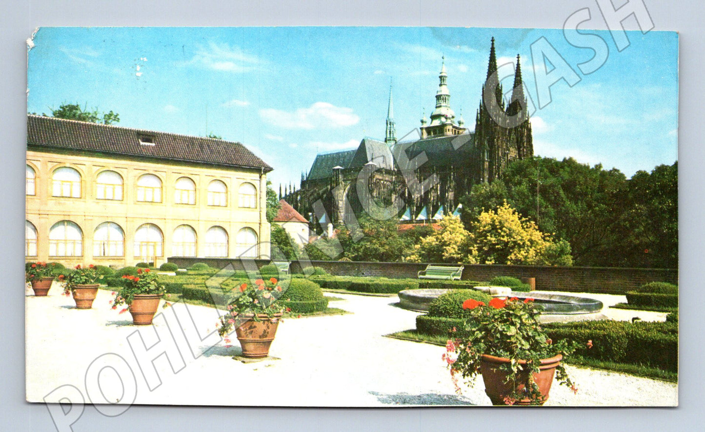 Pohlednice Praha sv Vít z terasy jízdárny (M20630)