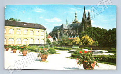Pohlednice Praha sv Vít z terasy jízdárny (M20630)