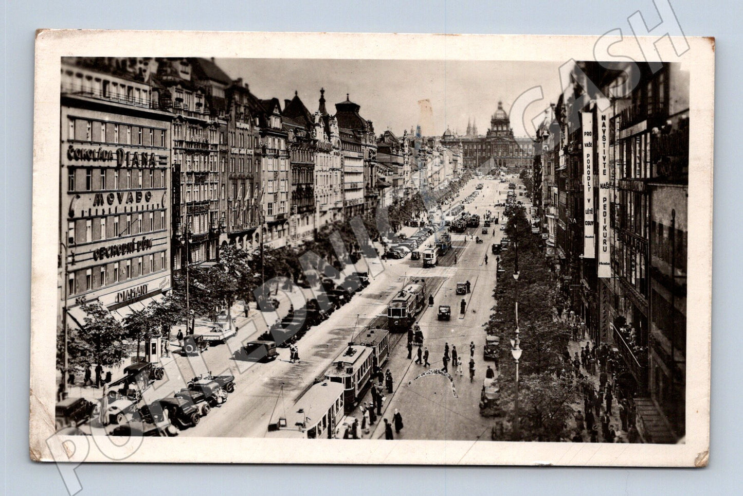 Pohlednice Praha Václavské náměstí 1941 (M20632)
