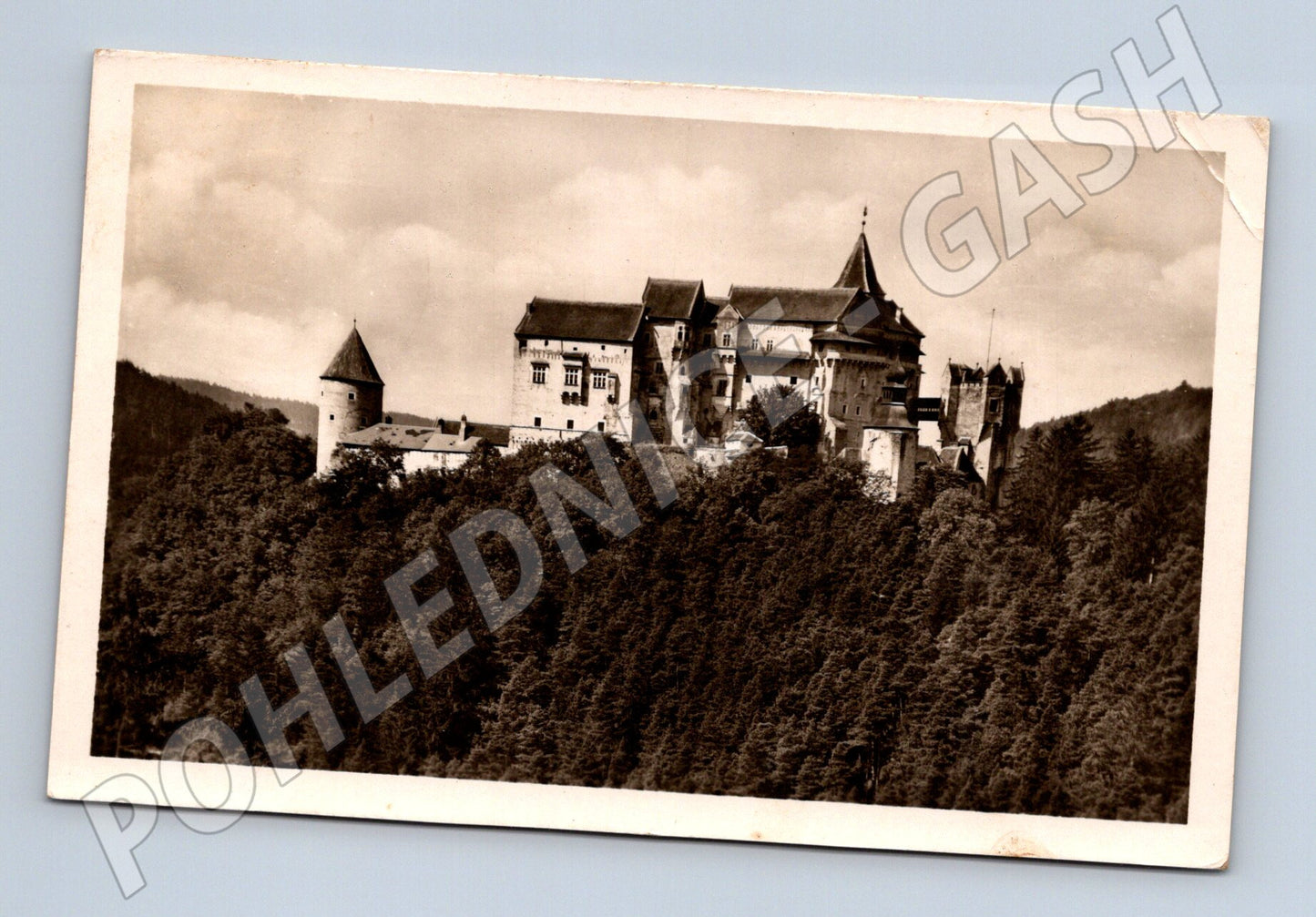Pohlednice hrad Pernštejn historická (M20640)