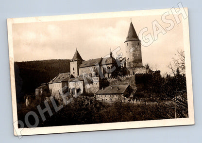 Pohlednice hrad Křivoklát 1951 (M20641)