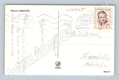Pohlednice Bezděz 1963 (M20645)