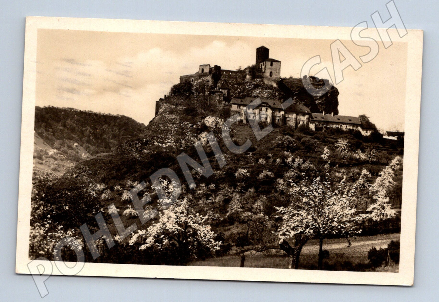 Pohlednice hrad Střekov 1952 (M20672)