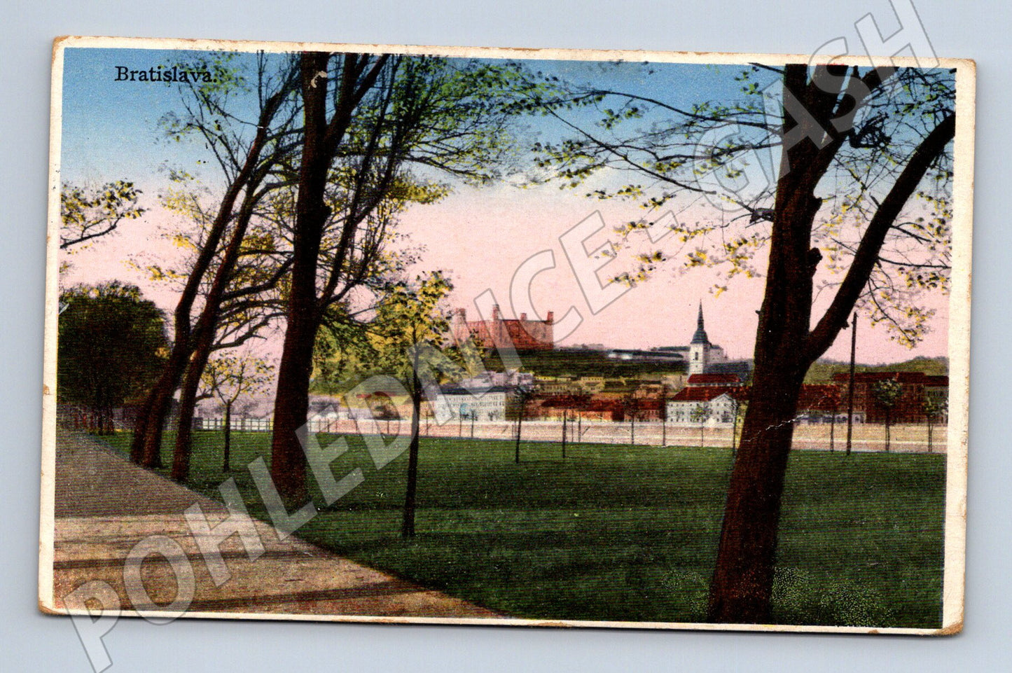 Pohlednice Bratislava litografie 1936 (M20674)