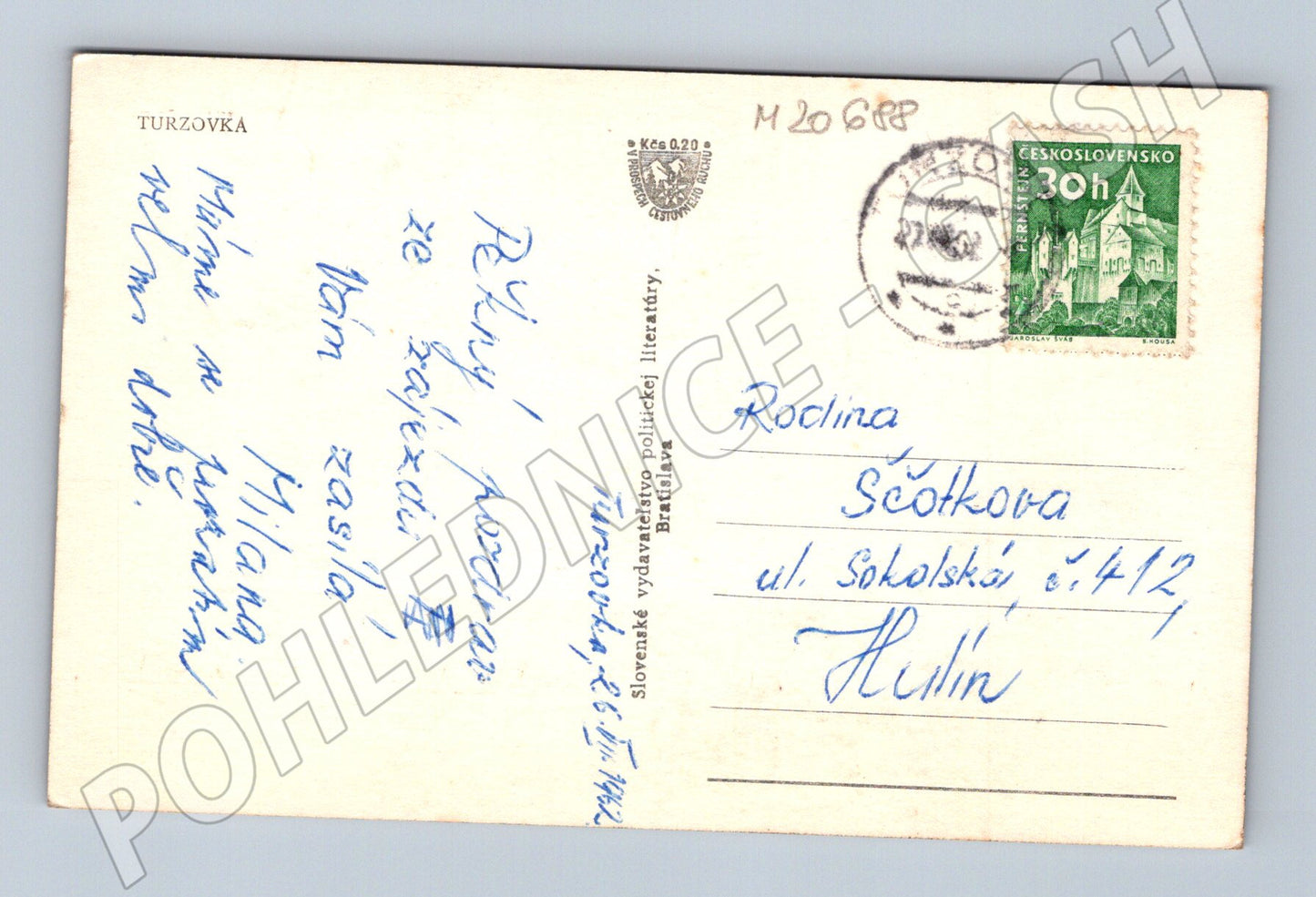 Pohlednice Turzovka Slovensko (M20688)