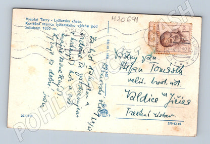 Pohlednice chata pod Soliskom 1950 (M20691)