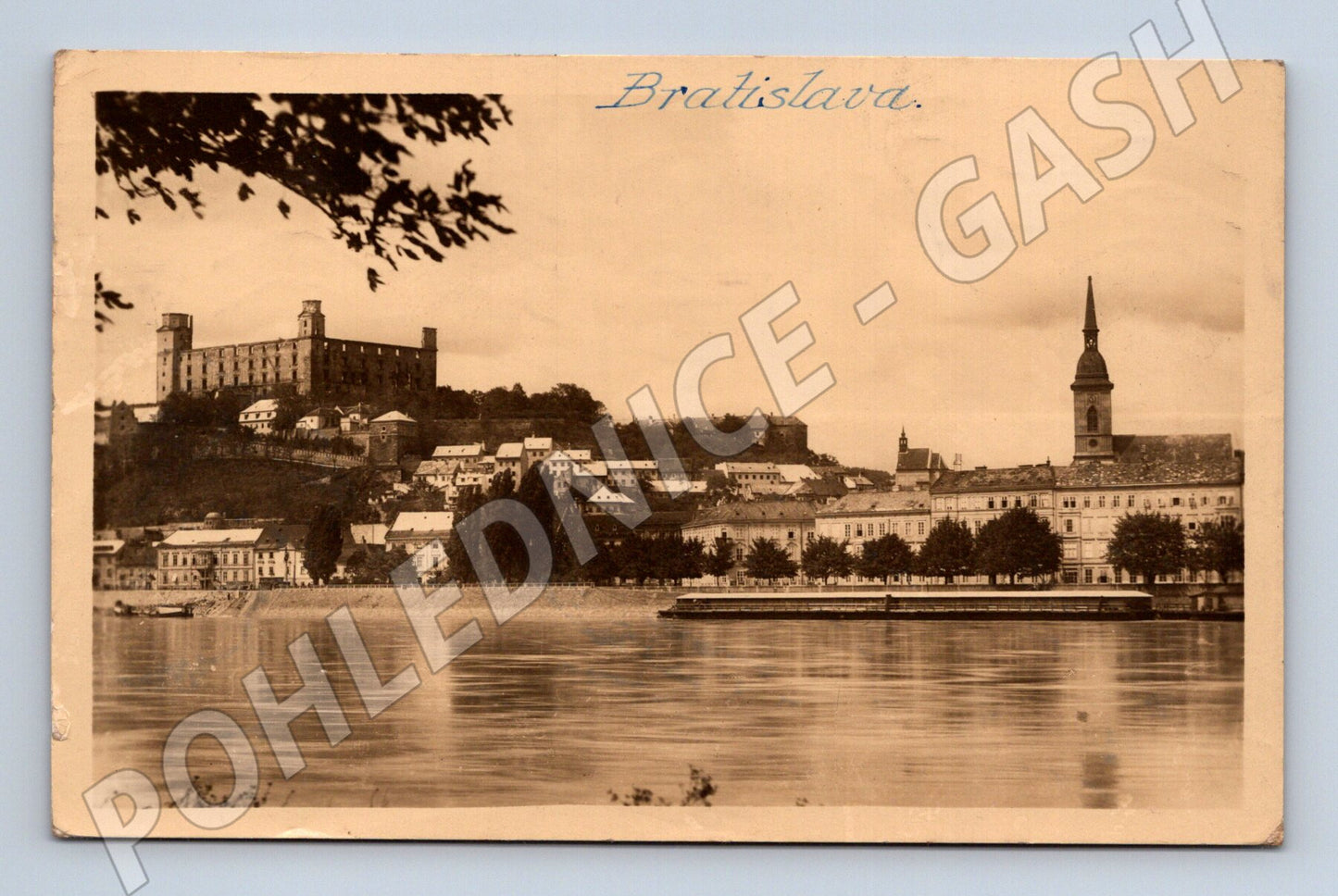 Pohlednice Bratislava hrad 1956 (M20695)
