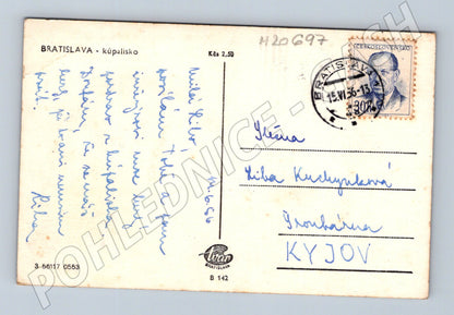 Pohlednice Bratislava koupaliště 1956 (M20697)