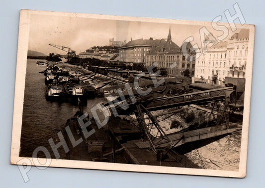 Pohlednice Bratislava lodě na Dunaji (M20699)
