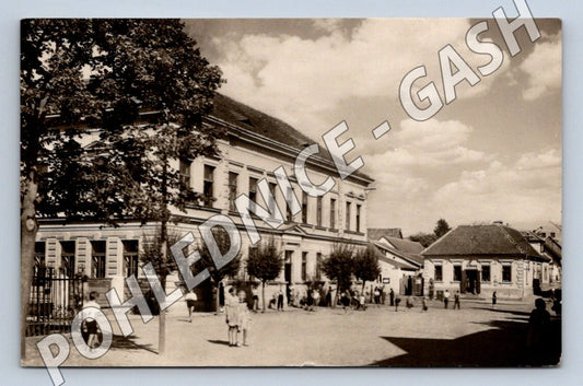 Pohlednice Stříbrná Skalice škola PP (M2070)