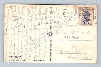 Pohlednice Bratislava hrad 1958 (M20700)