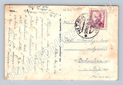 Pohlednice Nitra hrad 1946 (M20708)
